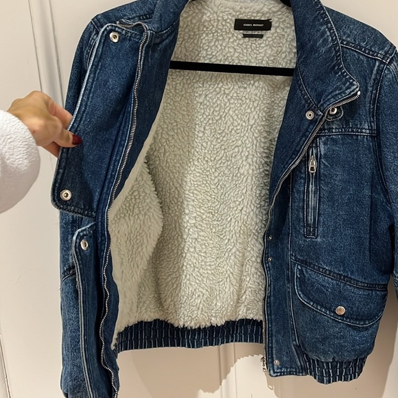 Isabel Marant Jean jacket (white fur inside) never worn! - Picture 5 of 5